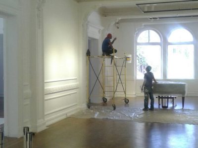 Pintura y luminaria Salones